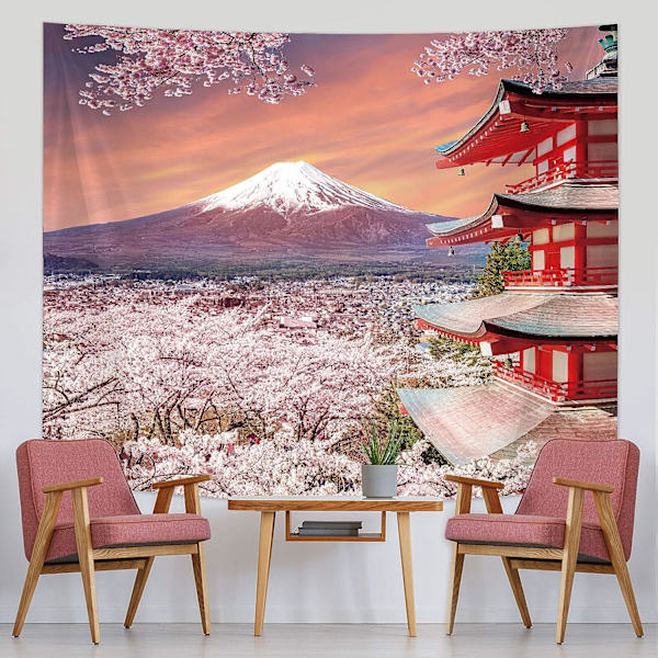 (59,1 x 51,2 tum) Japansk väggbonad Gobeläng
