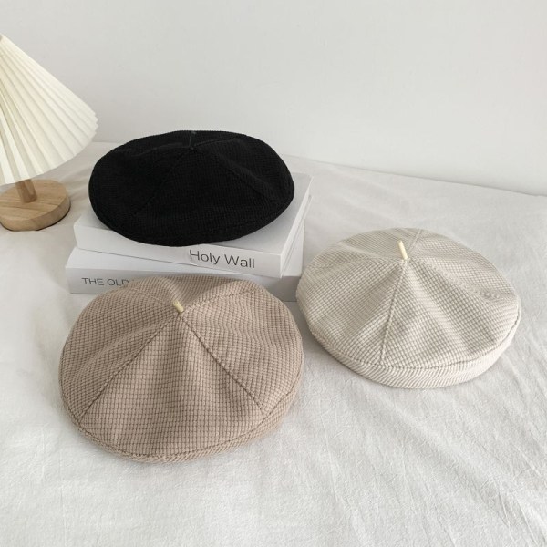 2PCS Höst och vinter basker damer majs grill hatt söt smärta