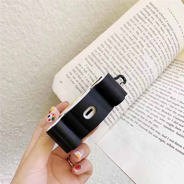 Kompatibel med Airpods 1/2 søtt etui, 3D tegneseriefigur