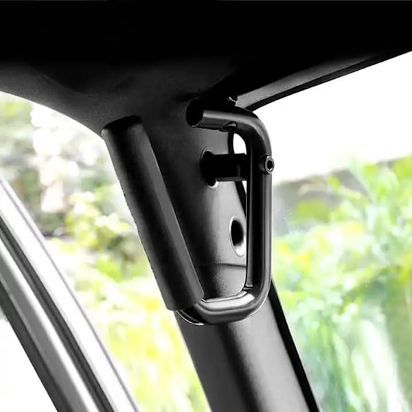 Tbest Bilgrep, Aluminiumslegering Bilforan Grip Håndtak Tilbehør Passer Utskifting for Wrangler JK 2/4 Dører 2007-2019