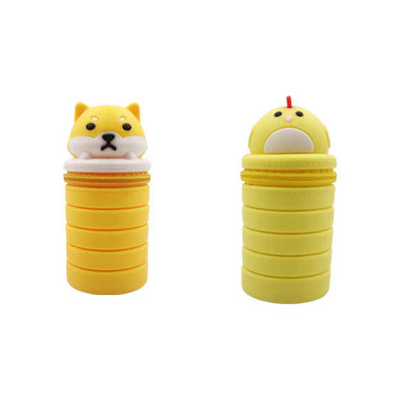 2 Teleskopiske blyantsetui, Kawaii skole blyantsetui, kontor blyant