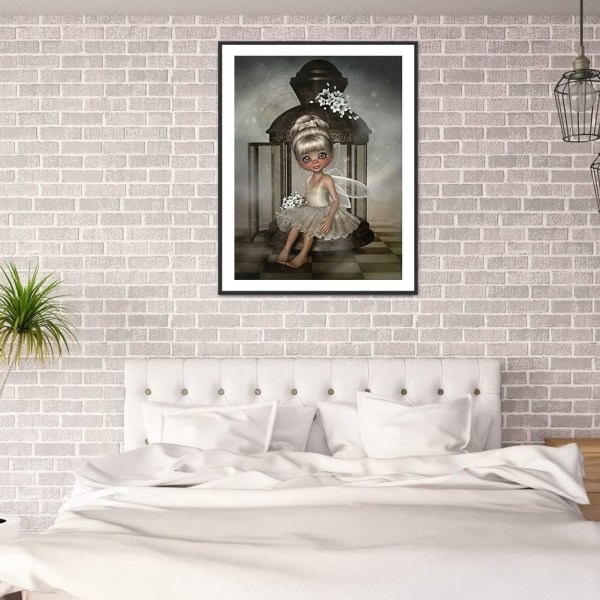 30x40cm (Type 1) Full Diamond Art Broderikit, Diamond Painting