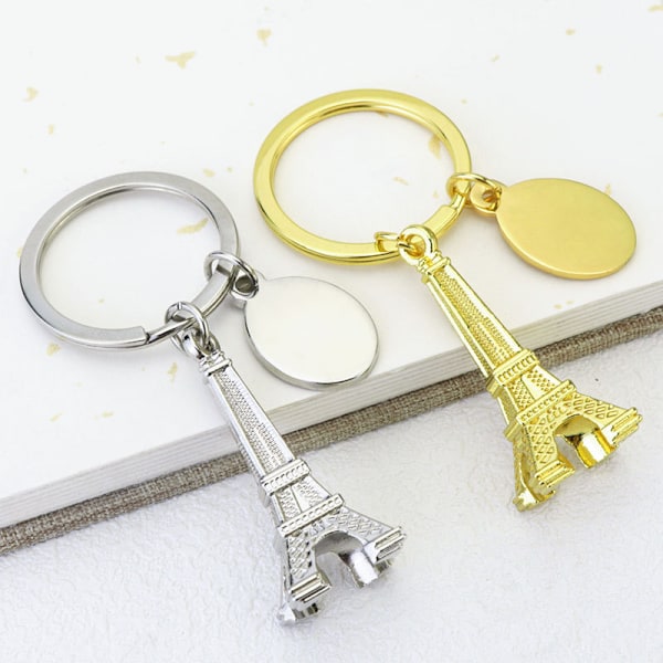 Olympialaiset-Eiffel-torni-avainperä-matkamuisto Silver