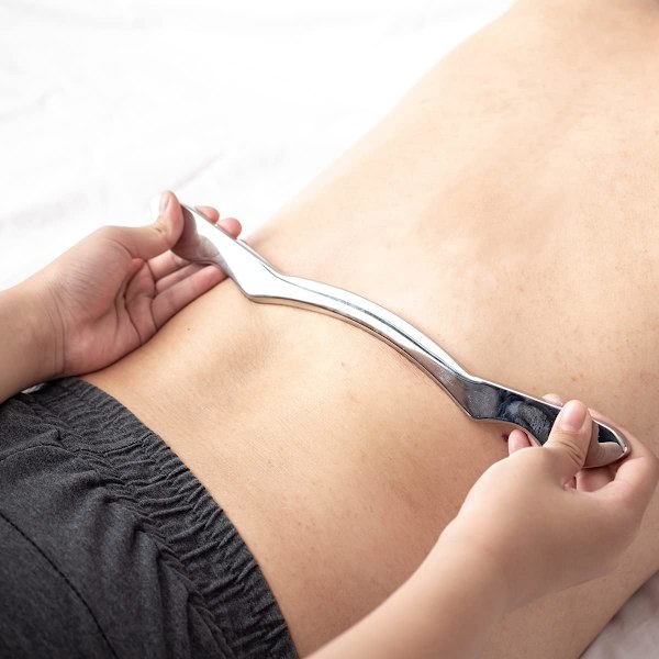 1 stk Gua Sha Skrabningsmassageværktøj, Lang Stangværktøj til Store Muskler, Fantastisk Værktøj til Blød Vævsmobilisering, 13,5 tommer