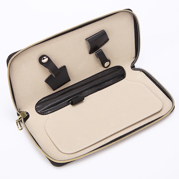 Leather Hair Scissors Case Salon Barber Bag Hair Accessories Hairdresser Styling Tools