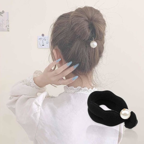 2 st Magic Bun Maker Hårflätaverktyg Donut Bun Maker Mode Hårfrisyr Stylingverktyg DIY Håraccessoarer för Kvinnor