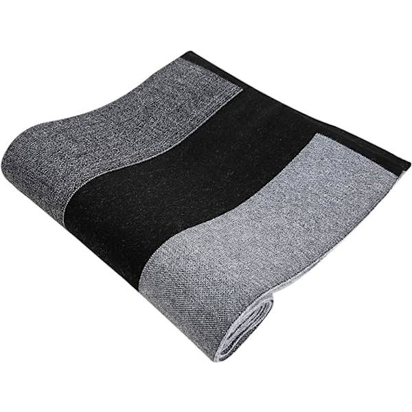 Merinoullscarf för män, lång vinterhalsduk med presentförpackning