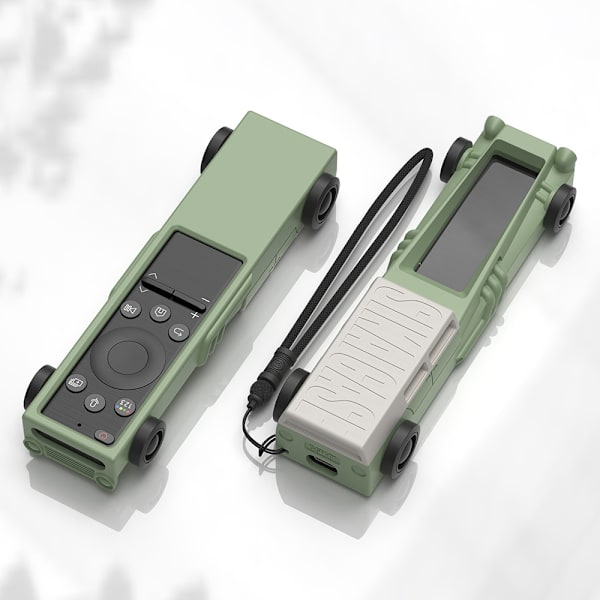 (Grön+Vit) Skyddande fodral för Samsung Smart Solar Cell Fjärrkontroll smartone TM2180E/2280E/224