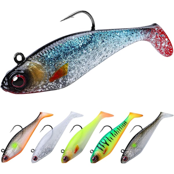 Bløde agn til karpe, gedde og ørred (3 stk.), crankbait-fiskeri med Ult