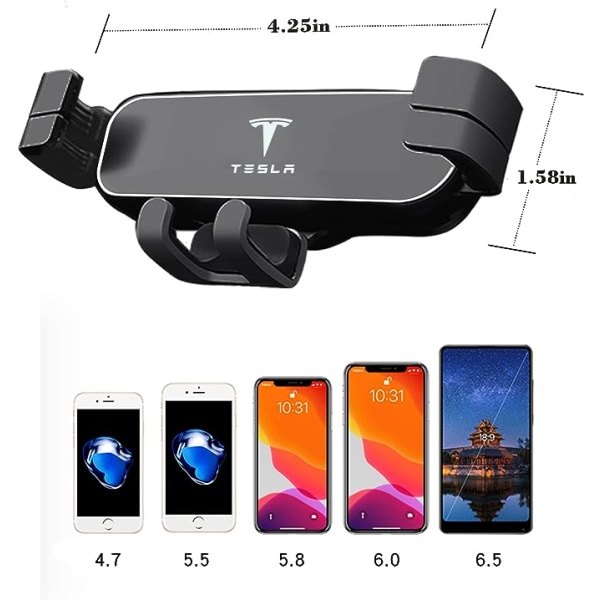 Tesla Model 3 Model Y Gravity -auton puhelinteline