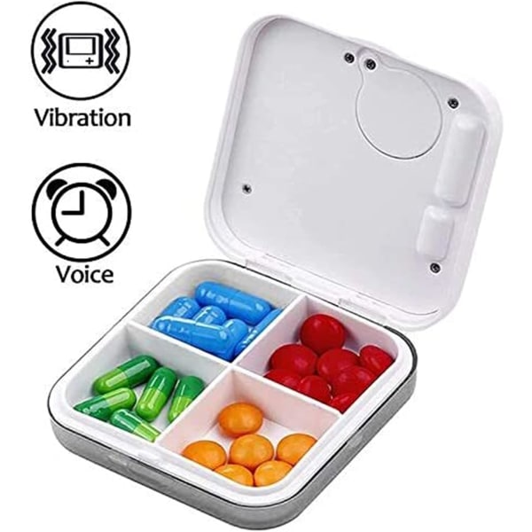 2 Box Electronic Pill Box Smart Sealed Smart Sealing Smel (väri