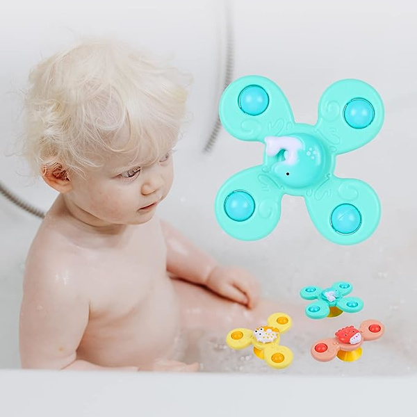 Sugkopp Leksaker, Baby Bad Leksak, Sensoriska Leksaker Skallror Spinni