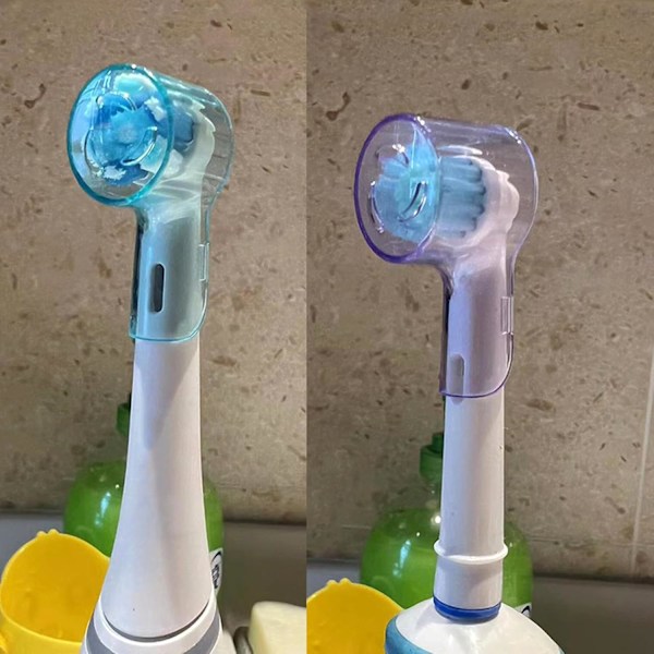 8 kpl Hammasharjan Pään Pölysuojat - Oral B iO -sarjan sähköhammasharjan päille, matkahammasharjan suojukset (monivärinen)