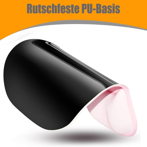 Ergonomisk musematte med gelpute, musematte med håndleddsstøtte, sklisikker musematte (1 stk. mokka)
