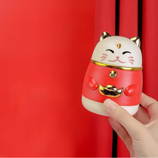 1 st Tandpetarehållare Tandpetare Dispenser, Automatisk Söt Katt Tandpetare Dispenser för Kök Restaurang Hotell, Tjock