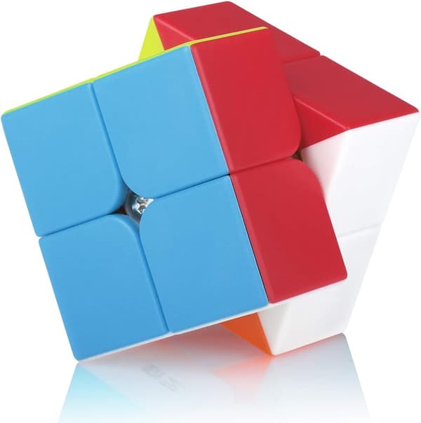 Speed ​​Cube 2x2 2x2x2 klistermärkeslös magisk pussel magisk hastighet