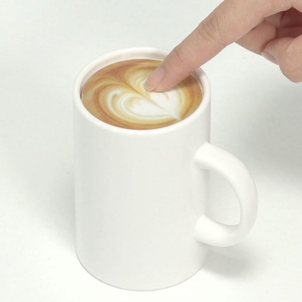 Tandpepparkopphållare i kaffekoppform, automatisk utdragbar tandpeppardispenser för trätandpeppor