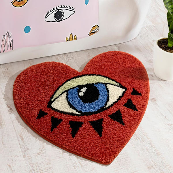 1 kpl Halloween kylpyhuoneen matto kylpymatto liukumaton, painajainen kodin sisustus jouluksi, fu Red evil eyes