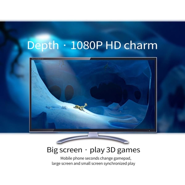 HDMI Streaming Stick -näyttö, sovitin, langaton, 1080P, WiFi Dongl