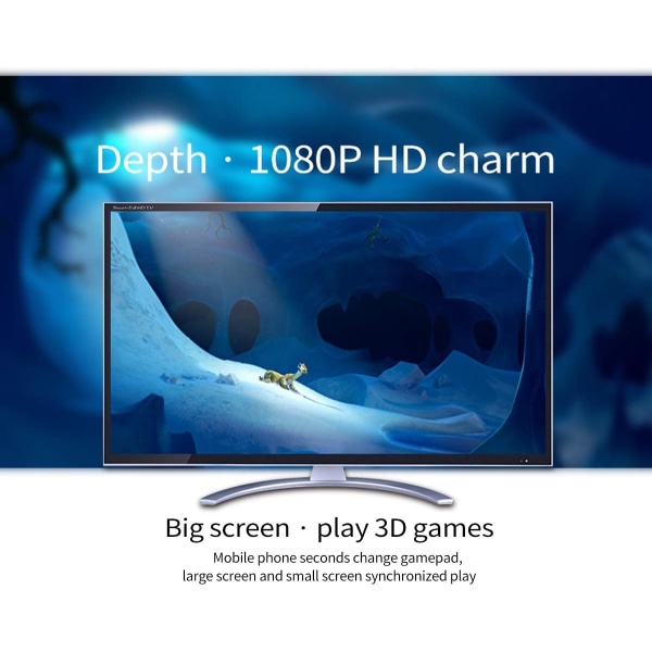 HDMI Streaming Stick Skærm, Adapter, Trådløs, 1080P, WiFi Dongle, Modtager til TV Android iOS Vind