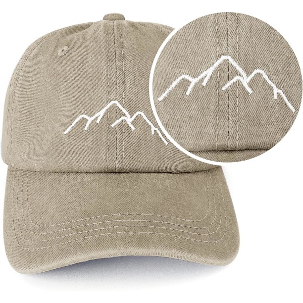 Herr Basebollkeps Bomull Broderad Solhatt Unisex Justerbar C