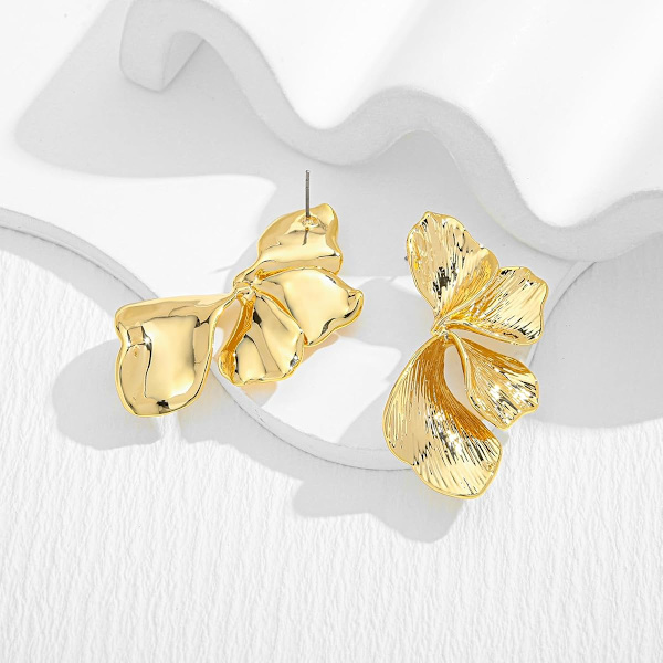 Guld Boho Ocean Øreringe Skaller Øreringe Havskaller Stud Øreringe Strand Smykker Gave til Kvinder