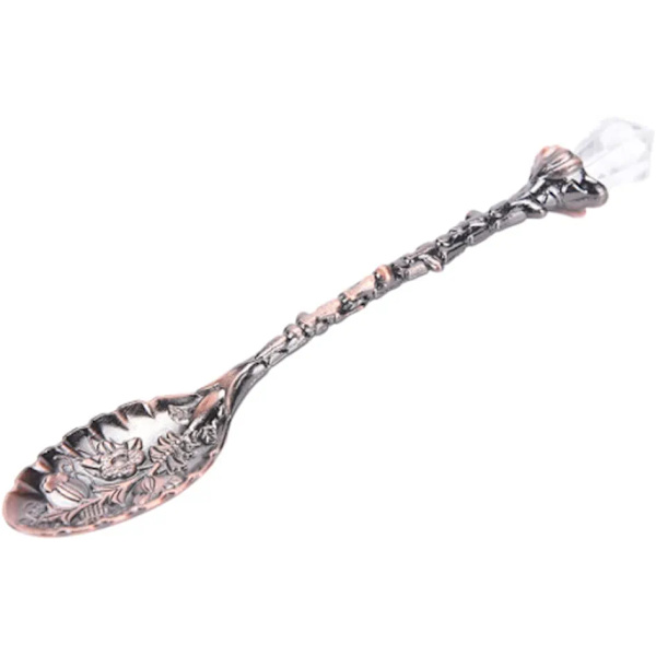 Crystal Head Spoon Spiseske Mini Teske Bestik Dessert