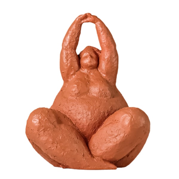 Femme Skulptur Staty Yoga Dekor Cadeau Résine Figurine Arts 2