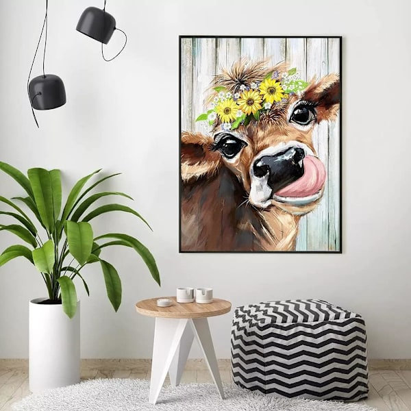 MH-(30x40cm)5D Diamantmålningssatser för vuxna barn nybörjare, DIY F