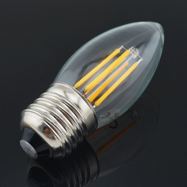 4W E27 Vintage LED-kynttilälamppu, C35 Filament LED-kynttilälamppu Equi
