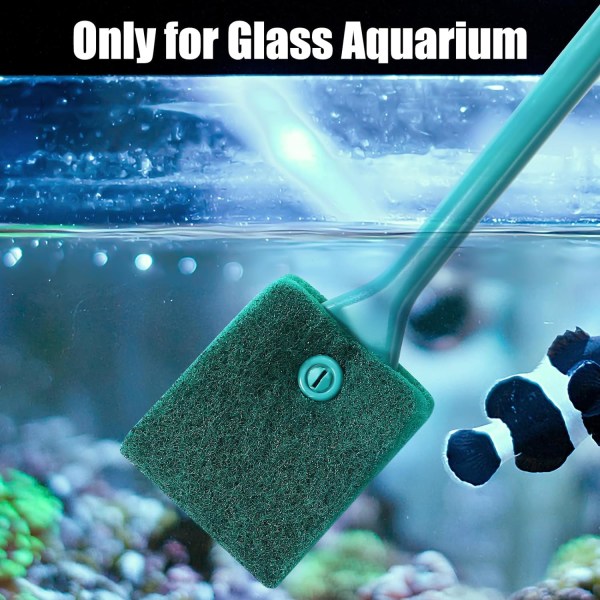 3 kpl akvaarion lasinpuhdistusaine, akvaarioleväkaavin, kalasäiliö Sp.