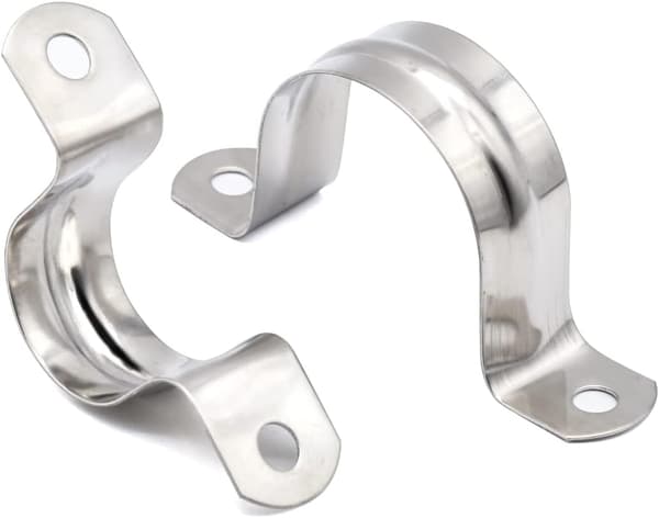 20st U-Klammer - 304 Rostfritt Stål, Rör För Fixering Ø 32mm Rörklammer Ring Rörfixering