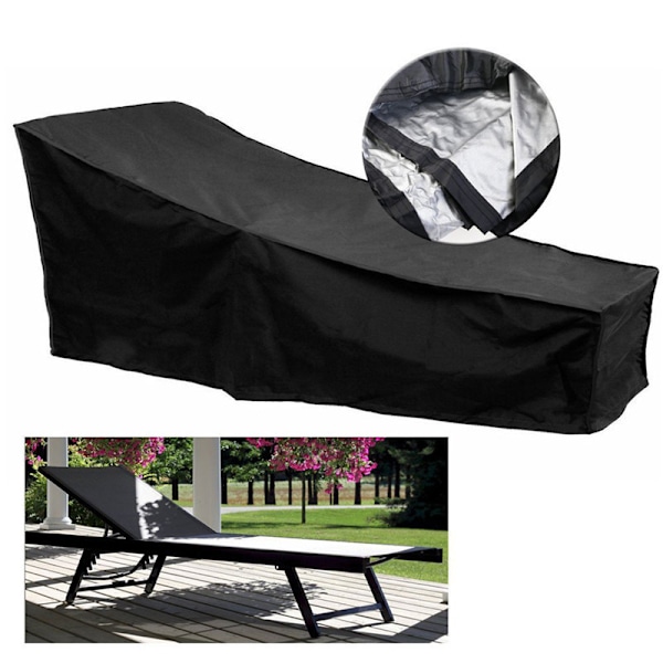 Utomhus solstolsskydd 210*75*80cm Vattentät Vindtät O