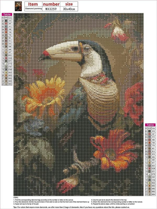 5D diamantmaleri for stuedekorasjon (30*40cm) 64
