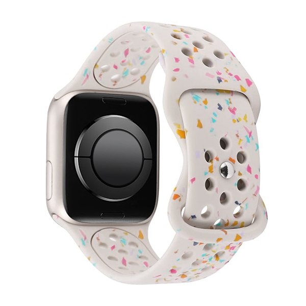 Sport Band Kompatibel med Apple Watch Band 42/44/45/46/49mm for Kvinner Menn, laget av Resirkulert Plast - Myk Pustende Rem for iWatch Series 10 SE