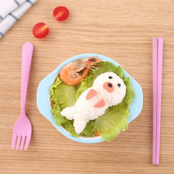 Söt sälformad risbollsform gör-det-själv sushi ris bento modellform tecknad barn risboll styler risform köksredskap
