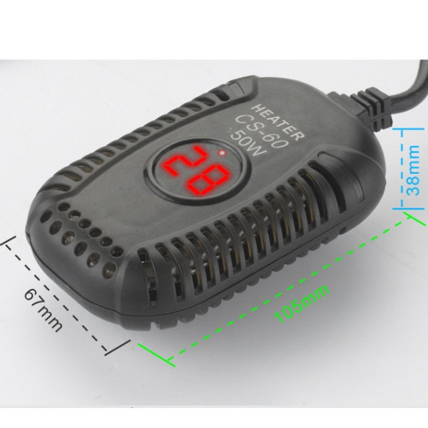 (50W)Aquarium Heater with Display Eco Temperature Adjustable