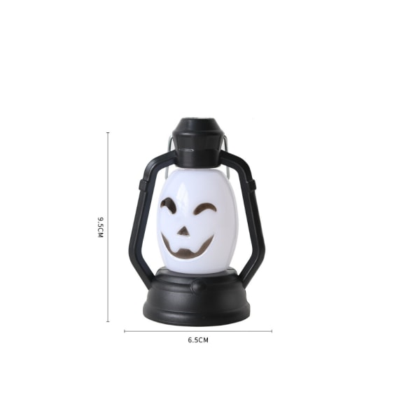2 kpl Halloween-kynttilälyhty Mini värikäs LED-koristeellinen riippuvalaisin Kynttilä lapsille Halloween