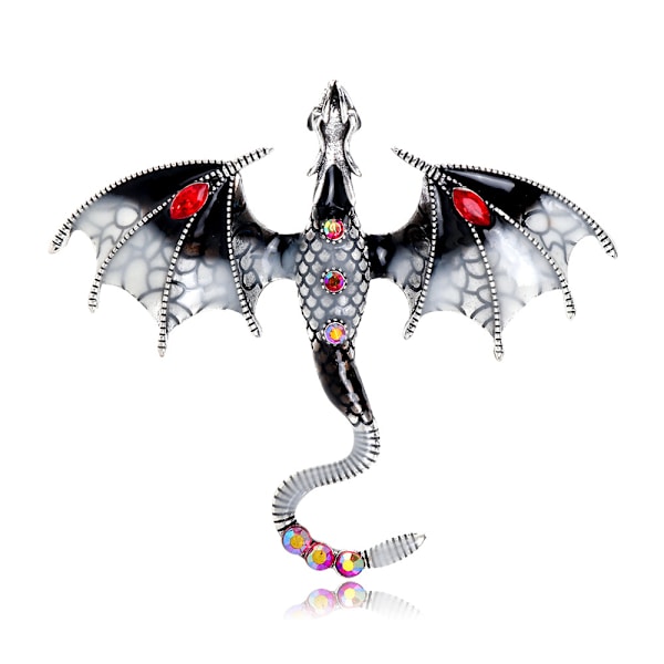 (stil 3)Broscher Emalj Brosch för Män Kvinnor Retro Strass Slipstift Kläder Hatt Deko