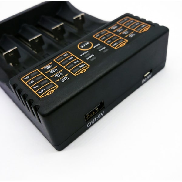 LII - 402 18650 / 26650 / 16340 lithium batteri oplader