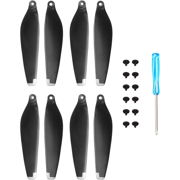 (Sølv) 24 stk propeller for DJI Mini 4 Pro/Mini 3 Pro erstatning