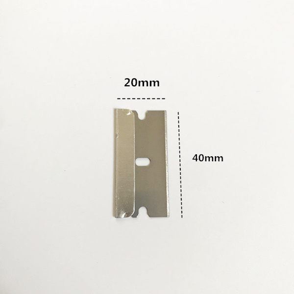 (Med 6 metallblader), en hode plastspatel, bilglasskjerm