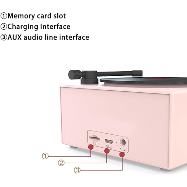 1 kappale langaton Bluetooth-kaiutin, musiikin minikaiutin, minikaiutin