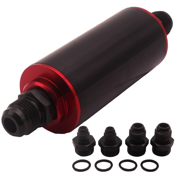 Drivstoffilter 6AN 8AN 10AN Universal Adapter 50MM