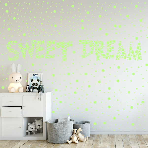 Realistic Glow in the Dark Stars, 407 Dots for Starry Sky, P