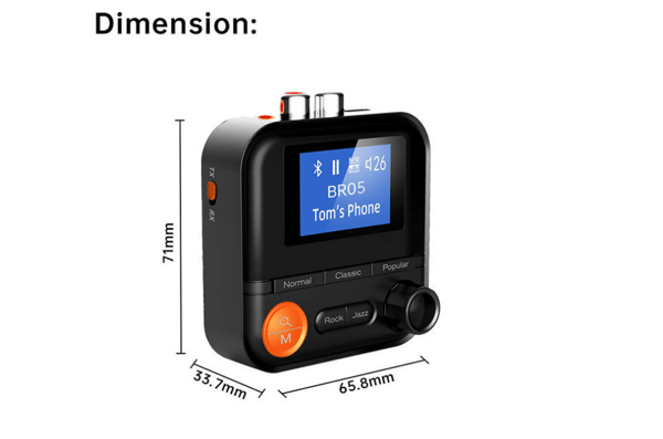 Auton Bluetooth 5.2 -sovitin, 2-in-1 Bluetooth-äänen lähetin-vastaanotin