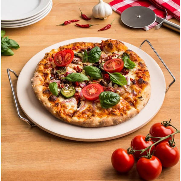 20,6 cm - Pizzasten för grill och ugn
