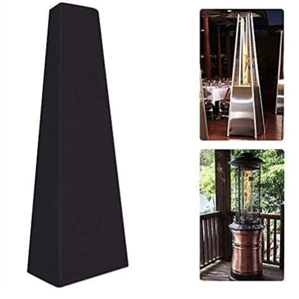 61x53x221cm - Oxfordtyg - Pyramidformad uppvärmd parasollskydd Vattentät