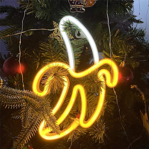MH-Banan Neonljus LED Vägg Neon Skylt för Heminredning Batteri och