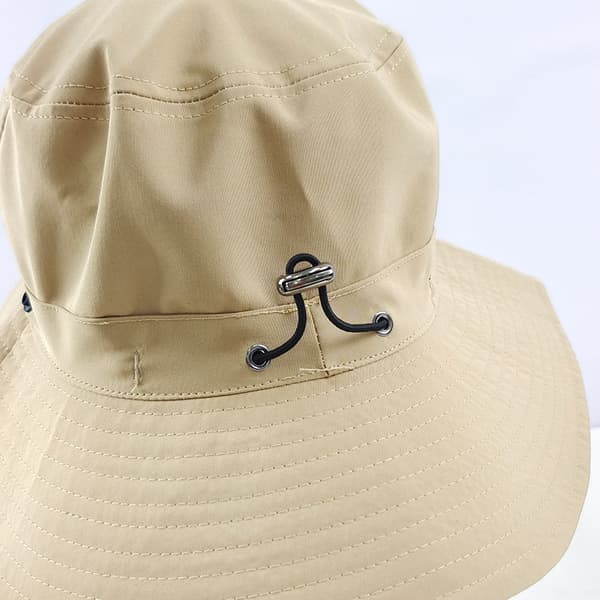 Utomhus solhatt med bred brätte (Khaki), dubbellagig klassisk stridsvagn